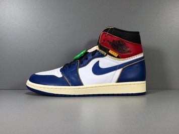 X 에어조던 1 유니온 블루토