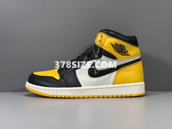 X 에어조던 1 옐로우 토