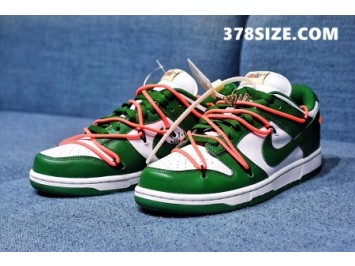 H12 나이키 오프화이트 덩크로우 초흰