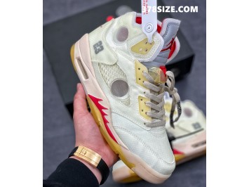 나이키 오프화이트 에어조던 5