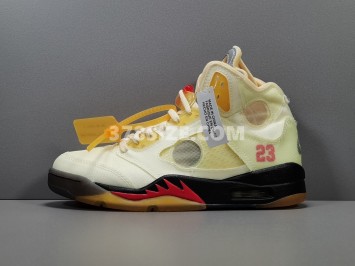 GOD 나이키 오프화이트 에어조던 5 세일