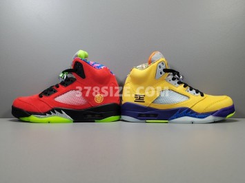 GOD 에어조던 5 WHAT THE