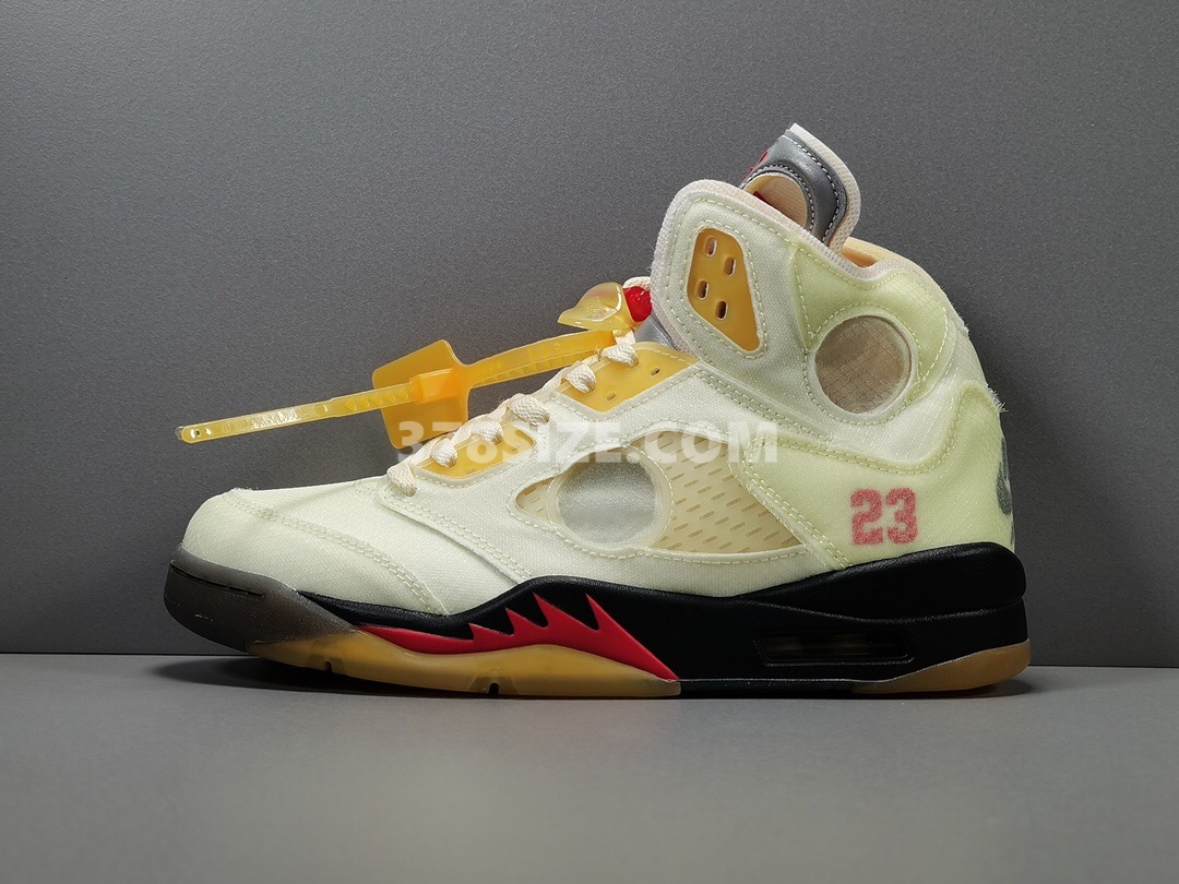 OG 나이키 오프화이트 에어조던 5 세일