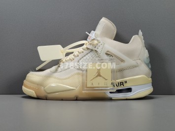 OG 나이키 오프화이트 에어조던 4 세일