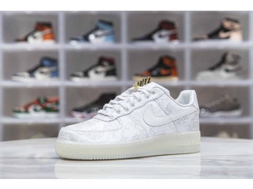 H12나이키 x 클롯 에어포스 1 로우 프리미엄 원월드 AO9286-100