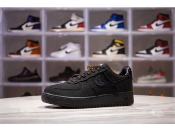 H12 나이키 스투시 에어포스 1 블랙 CZ9084-001