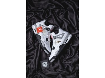 H12 조던 4 레트로 OG 화이트 시멘트 2016 840606-192