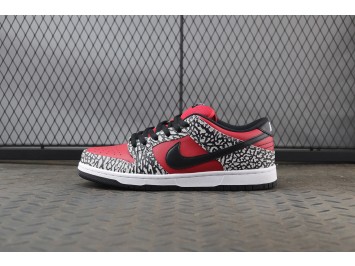 나이키 슈프림 덩크로우 sb 검빨 313170-600