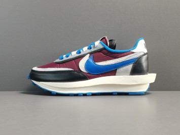GOD sacai x Nike  LDWaffle  ＂Midnight Spruce and University Red ＂DJ4877-600
