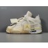 OG AJ4 Off-White x Air Jordan 4 CreamSail OW CV9388-100