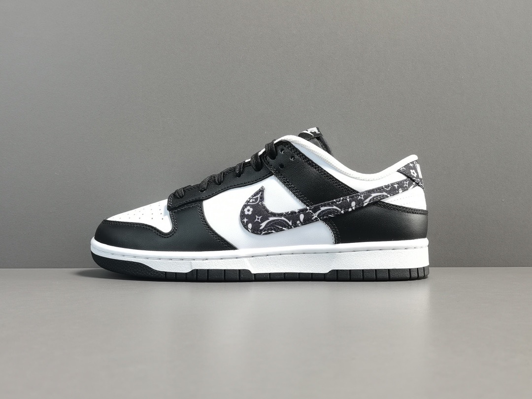 GOD 나이키 덩크 로우 에센셜 블랙 페이즐리 DH4401-100