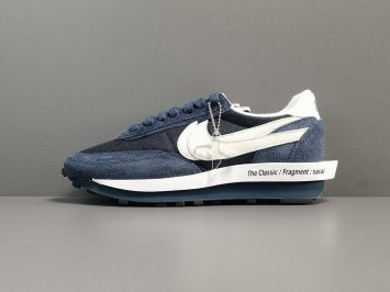 X 나이키 x 사카이 x 프라그먼트 LD와플 블랙큰드 블루 DH2684-400