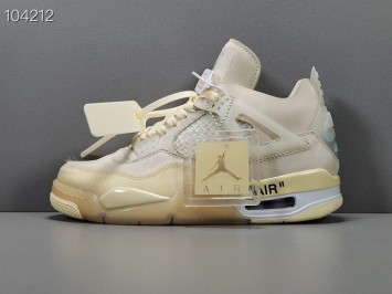 OG 조던 4 x 오프화이트 레트로 SP 세일 CV9388-100