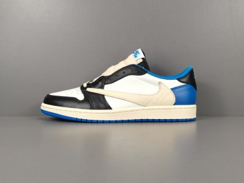 DG 조던 1 x 트래비스 스캇 x 프라그먼트 레트로 로우 OG SP 밀리터리 블루 DM7866-140