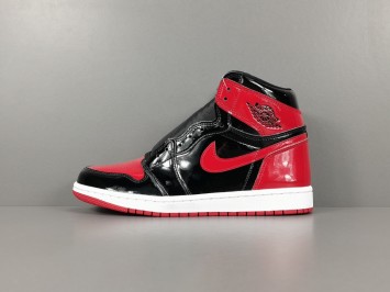 DG 조던 1 레트로 하이 OG 페이턴트 브레드 555088-063