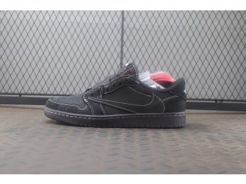 LJR 조던 1 x 트래비스 스캇 레트로 로우 OG SP 블랙 팬텀 DM7866-001