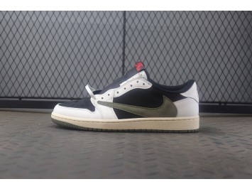 PK (W) 조던 1 x 트래비스 스캇 레트로 로우 OG SP 미디움 올리브 DZ4137-106