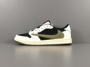 OG (W) 조던 1 x 트래비스 스캇 레트로 로우 OG SP 미디움 올리브 DZ4137-106