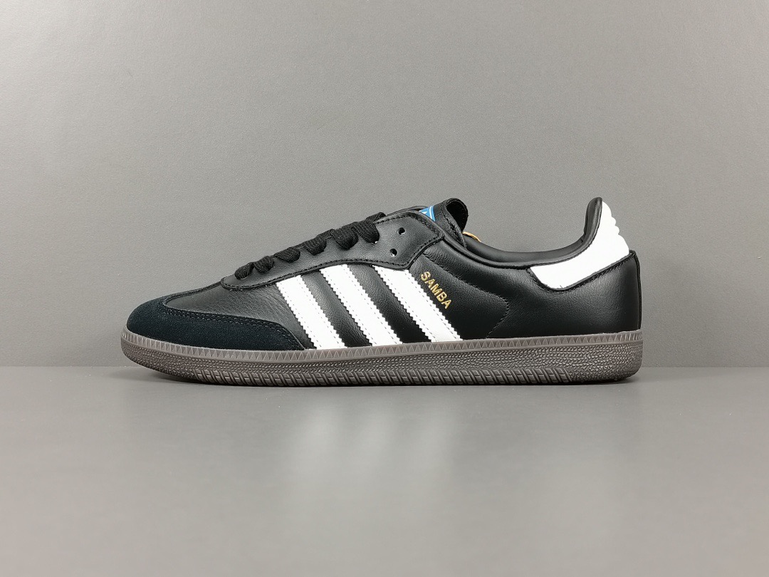 순원 아디다스 삼바 OG 블랙 화이트 검 B75807