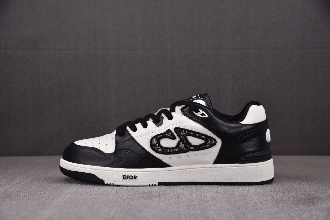 R 디올 B57 미드탑 스니커즈 블랙 화이트 베이지 블랙