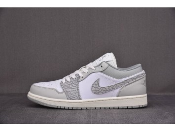 R 조던 1 로우 프리미엄 엘리펀트 프린트 DH4269-100