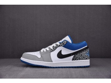 R 조던 1 로우 SE 화이트 시멘트 그레이 블루 DM1199-140