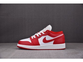 R (GS) 조던 1 로우 짐레드 화이트 553560-611