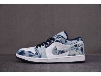 R 조던 1 로우 SE 워시드 데님 CZ8455-100