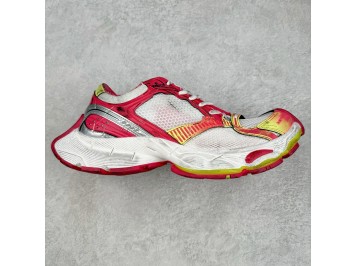 XA 발렌시아가 스테이플러 스니커즈 화이트 핑크 803681W3ST49571