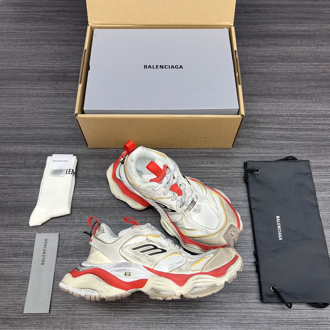 순원 발렌시아가 카고 스니커즈