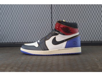 【LJR】조던 1 x 프라그먼트 x 유니온 LA 블랙 앤 바시티 레드  IO7847-002